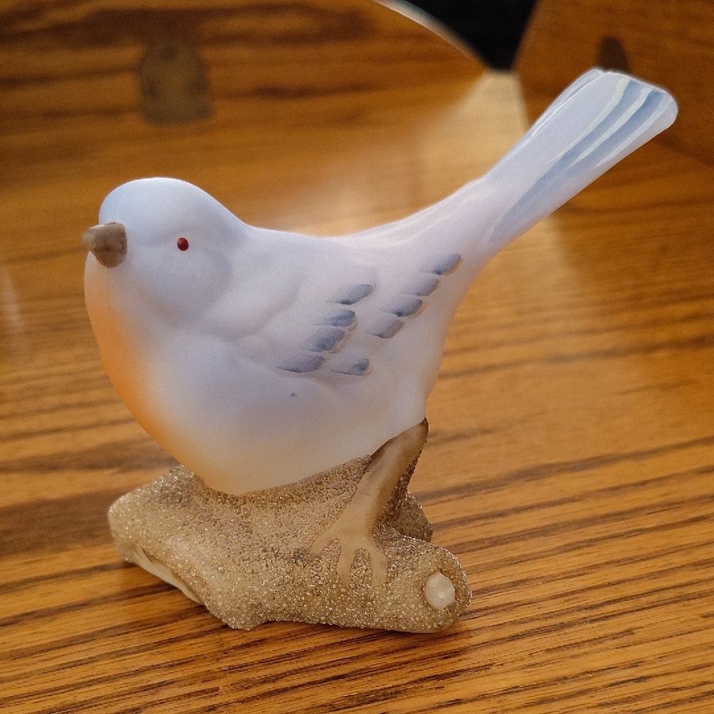 Fenton 95th Anniversary Signed Bird Figurine